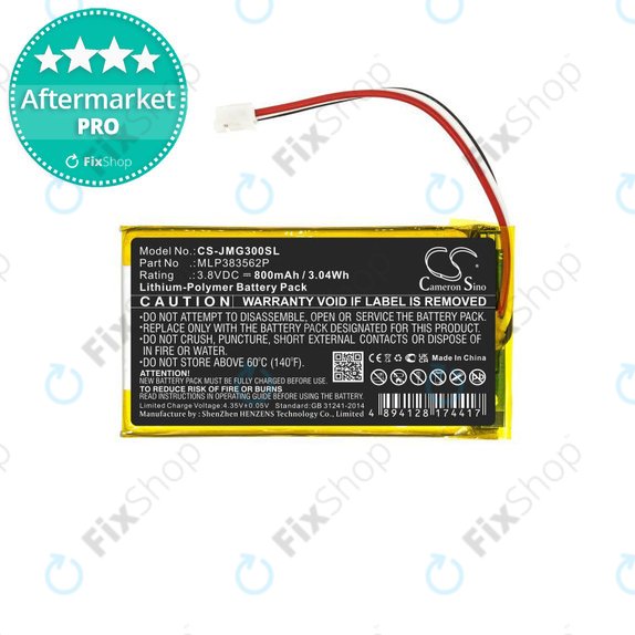 Batteria per JBL Go 3, MLP383562P, 730mAh, HQ