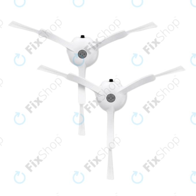 Spazzola laterale, 2 pz., Bianca per Roborock Qrevo MaxV, Pro, Plus, S