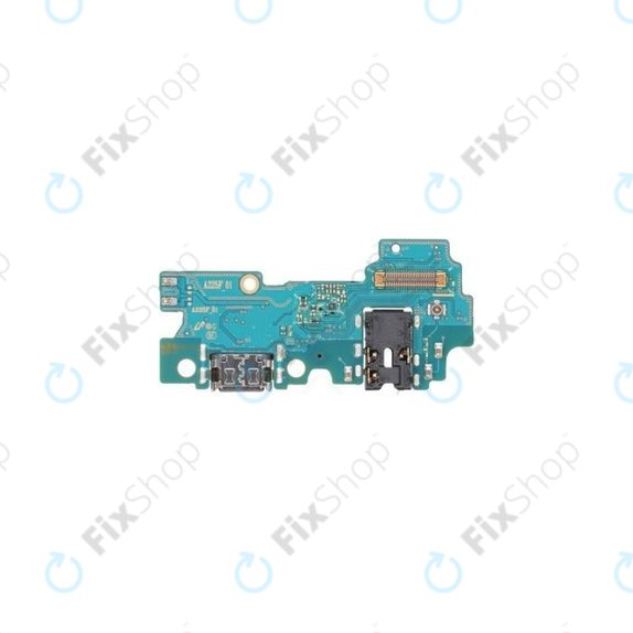 Scheda PCB connettore di ricarica per Samsung A22 A225F, GH59-15487A, Genuine Service Pack