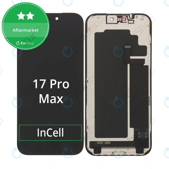 Schermo In-Cell FHD per iPhone 17 Pro Max, Vetro touch con cornice