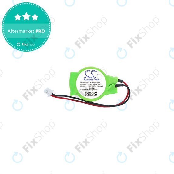 Batteria per CMOS per Advent, Asus, HP, MSI, Lithium, GC02000KJ00, 200mAh, 3V, HQ