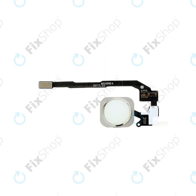 Tasto Home e cavo flex per iPhone 5S, SE, Silver