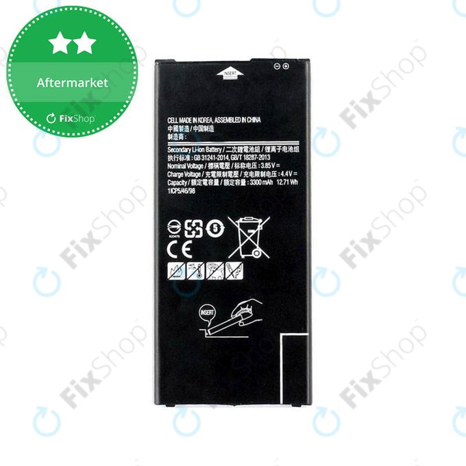 Batteria per Samsung J4 Plus (2018), J6 Plus J610F (2018), EB-BG610ABE, 3300mAh