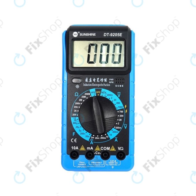 Multimetro digitale, Sunshine DT-9205E