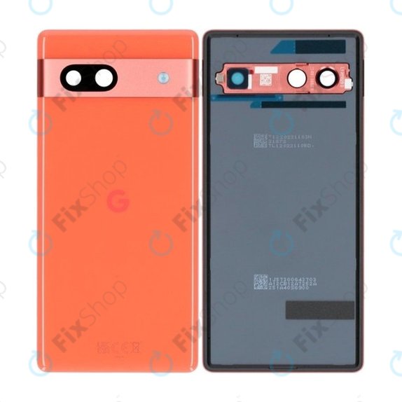 Cover batteria per Google Pixel 7a, Coral, G949-00390-00, Genuine Service Pack