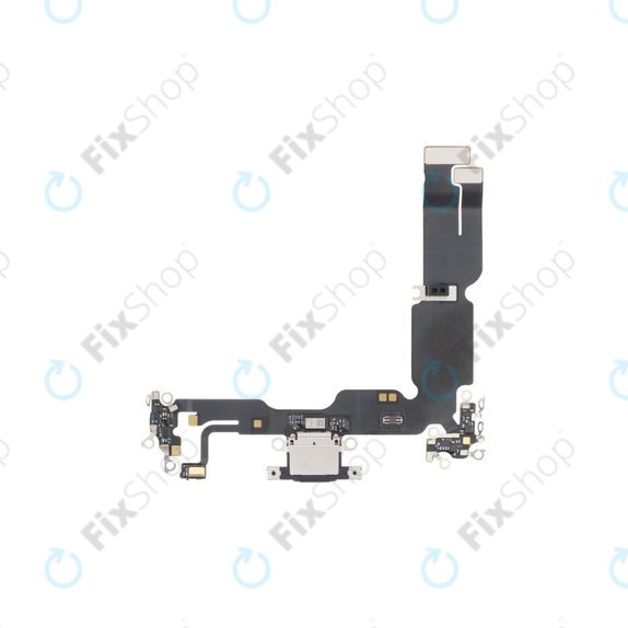 Connettore di ricarica con Cavo flex per iPhone 15 Plus, Black