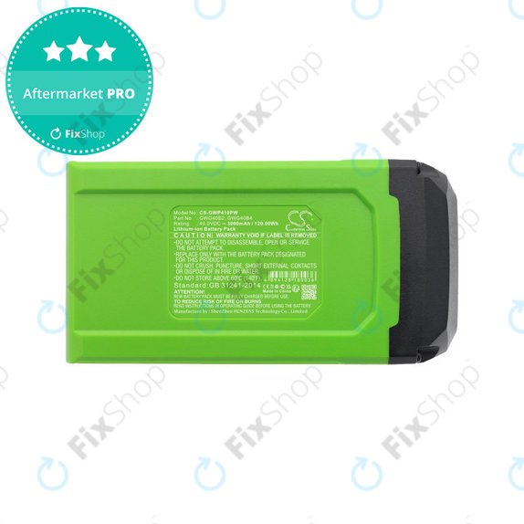 Batteria per AKU tools Greenworks, GWG40B2, Li-Ion, 3000mAh, 40V, HQ