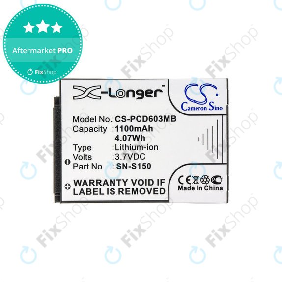Batteria per Philips SCD 603, SN-S150, Li-Ion, 1100mAh, 3.7V, HQ