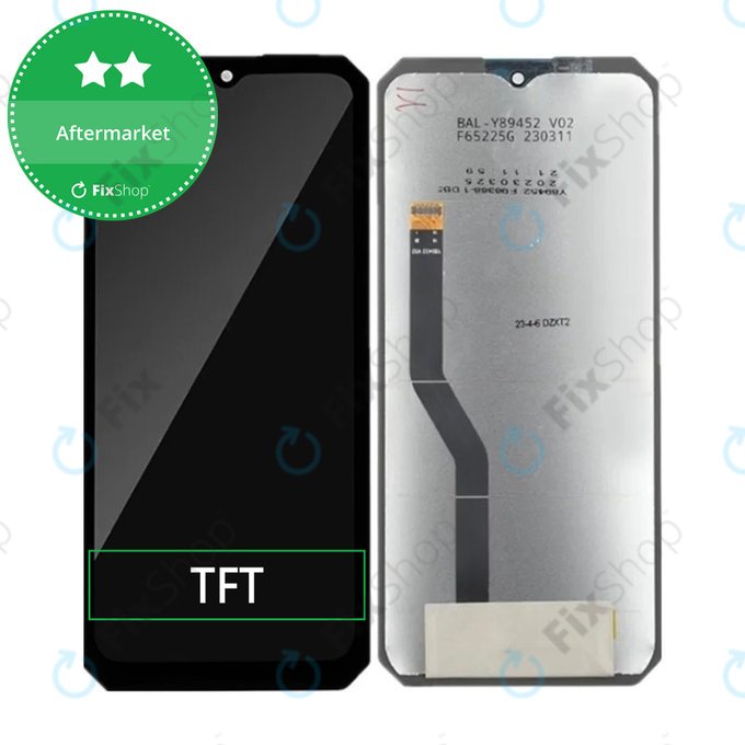 Schermo LCD per Oukitel WP23, WP23 Pro, WP28, Vetro touch senza cornice