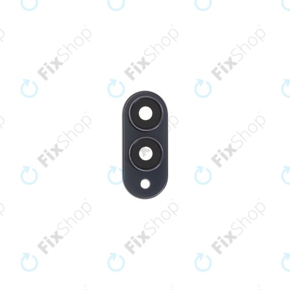 Lente fotocamera posteriore con frame per Samsung S25 Edge, Titanium Jetblack