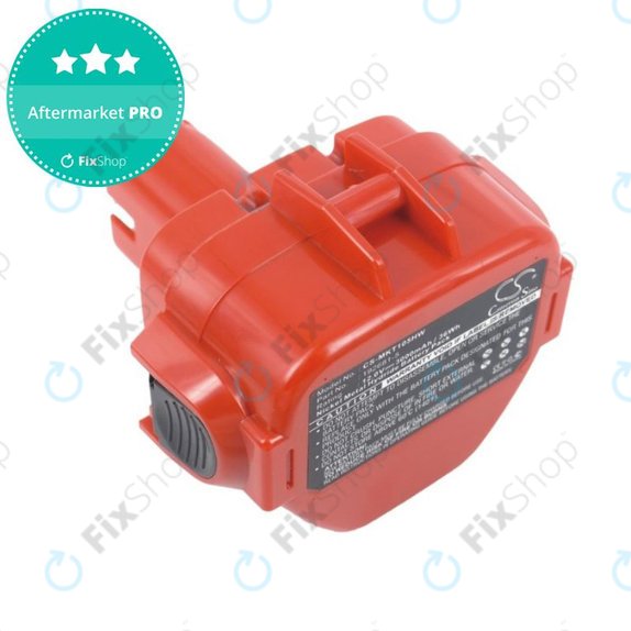 Batteria per Makita 12V, 192598-2, 192681-5, Ni-MH, 3000mAh, 12.0V, HQ