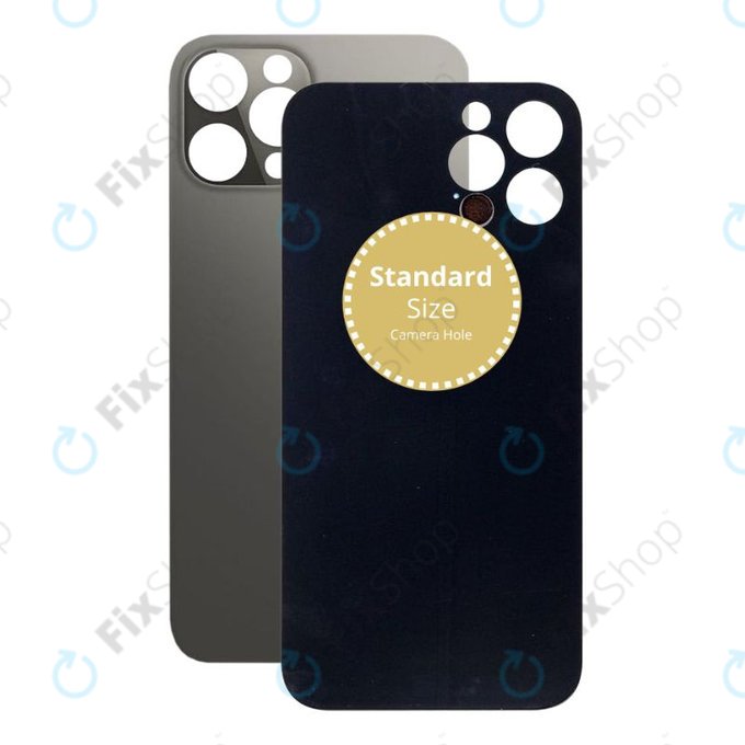 Vetro scocca posteriore per iPhone 12 Pro Max, Graphite