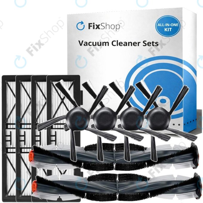 Set di ricambi per Neato Botvac D3, D4, D5, D6, D7 (2x spazzola principale, 4x filtro, 4x spazzola laterale)