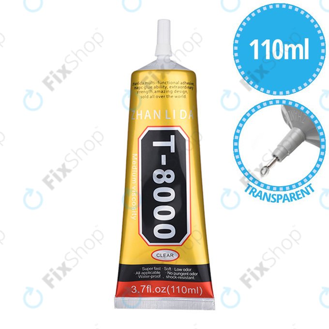 Adesivo T-8000 110ml, Trasparent