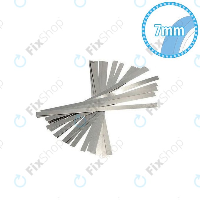 Striscia in nichel per batteria 0,15 x 7 x 100 mm, 10 pz