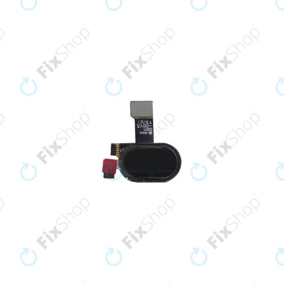 Tasto Home, sensore di impronte digitali e cavo flex per MotGoldla Moto E4 XT1761, Black