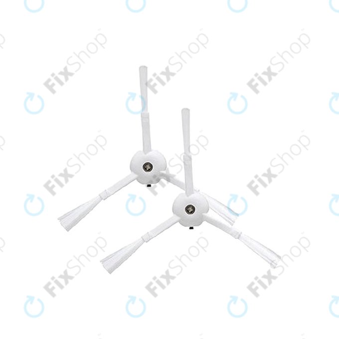 Spazzola laterale White 2 pz per Xiaomi serie Mi Robot Vacuum Mop, serie Roborock, serie Xiaowa
