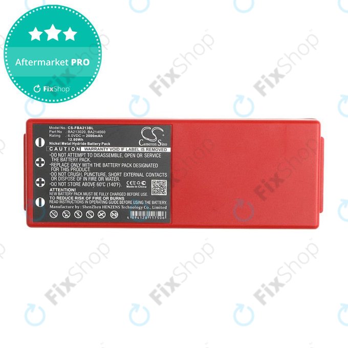 Batteria per HBC Radiomatic Spectrum, BA214061, Ni-MH, 2000mAh, 6V, HQ