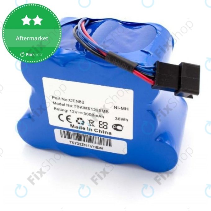 Batteria per Ecovacs Deebot D-seriess, CEN82, Ni-MH, 3000mAh, 12.0V