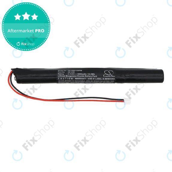 Batteria per Hilti 120-ME, GX 120 ME, 381458, Li-MnO2, 3000mAh, 4.5V, HQ