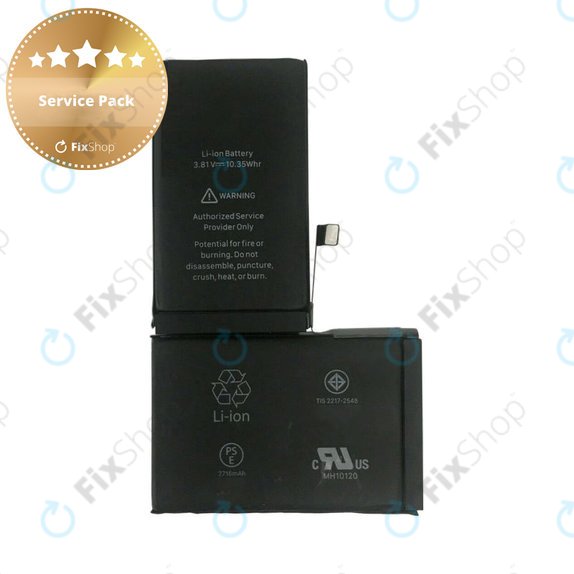 Batteria per iPhone X, 2716mAh, Service Pack