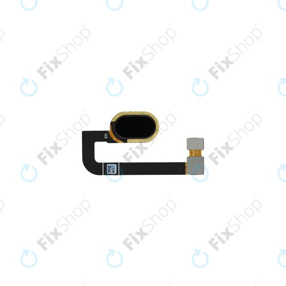 Tasto Home e cavo flex per MotGoldla Moto G5S Plus XT1805, Black
