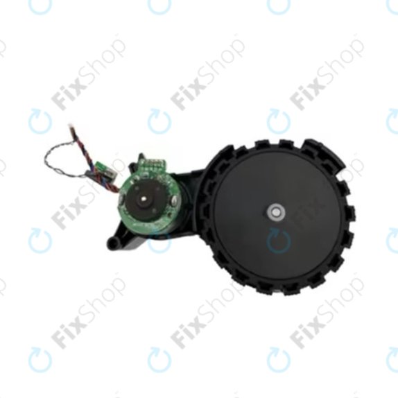 Ruota con motore (sinistra) per Xiaomi Robot Vacuum X10, Dreame Z10 Pro, L10 Plus, D10 Plus, Black