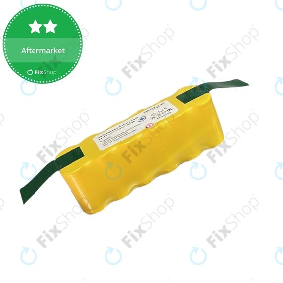 Batteria per iRobot Roomba 500, 600, 700, 800, 900-seriess, R3, Scooba 450, Vileda 137173, 11702, GD-Roomba-500, VAC-500NMH-33, Ni-MH, 3300mAh, 14.4V