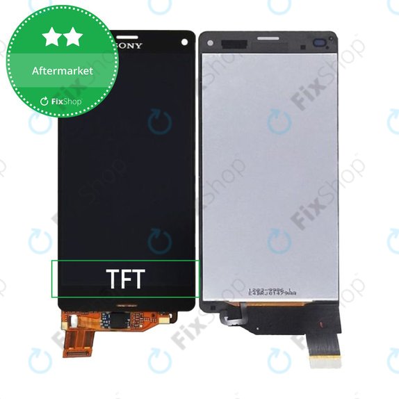 Schermo LCD per Sony Xperia Z3 Compact D5803, Black, Vetro touch senza cornice