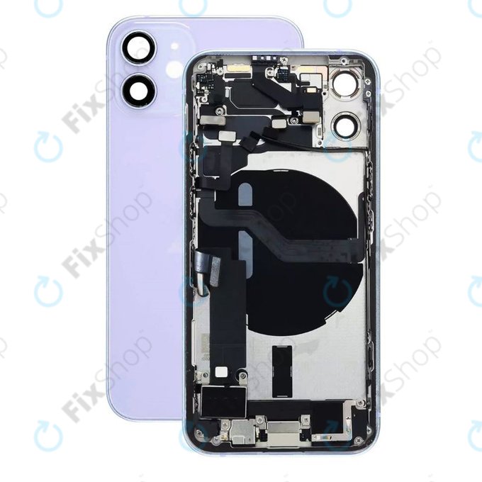 Scocca posteriore con piccoli componenti per iPhone 12 Mini, Purple