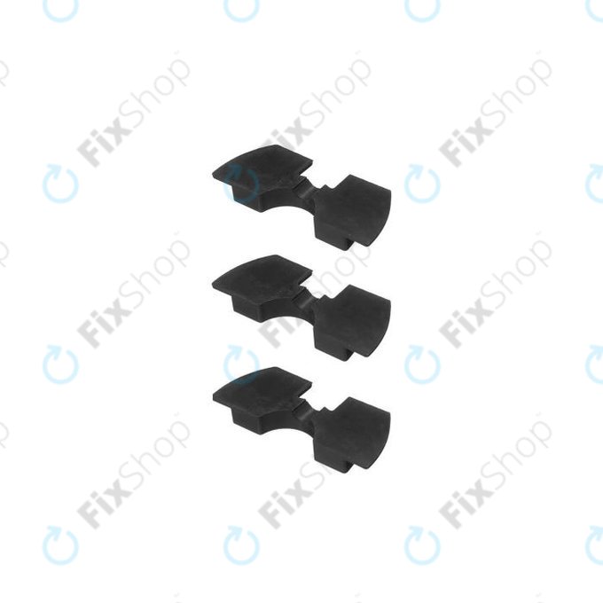 Ammortizzatori di vibrazione 3pcs per Xiaomi Mi Electric Scooter 1S, 2 M365, Essential, Pro, Pro 2, Black
