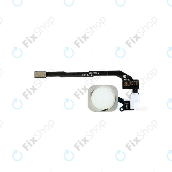 Tasto Home e cavo flex per iPhone 5S, SE, Silver