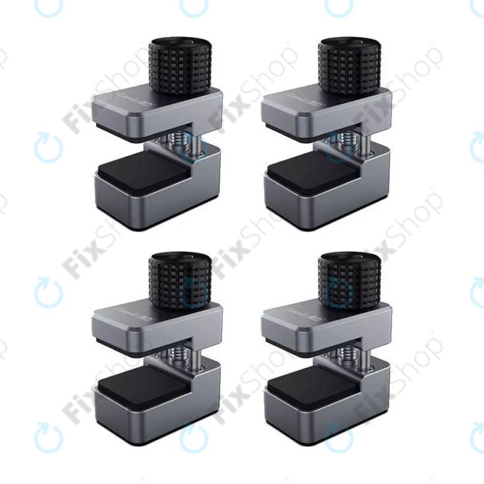 Morsetto in alluminio con rivestimento in gomma, apertura 11mm, 4pcs, QianLi iClamp