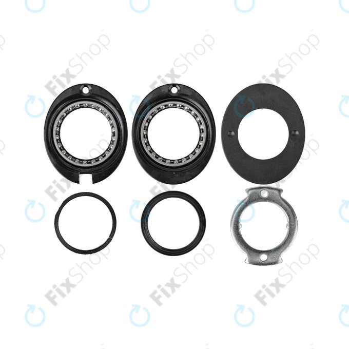 Set cuscinetto, fermo e cover forcella anteriore per Xiaomi Mi Electric Scooter 1S, 2 M365, Essential, Pro, Pro 2, Black