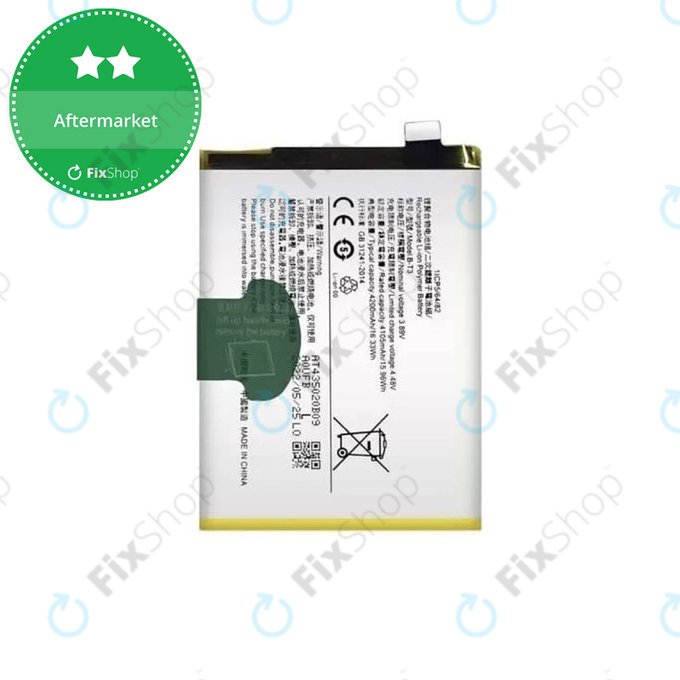 Batteria per Vivo V23 5G V2130, B-T3, 4200mAh