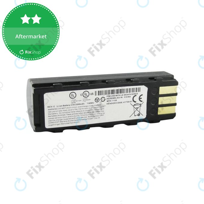 Batteria per Zebra DS3578, 2200mAh