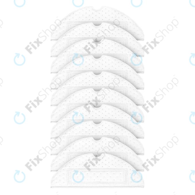 Panni lavapavimenti monouso 10 pz per Xiaomi RobGoldck S7, S7+, S7 MaxV, S7 MaxV Ultra, S7 Pro Ultra, S8, S8+, T7S Plus