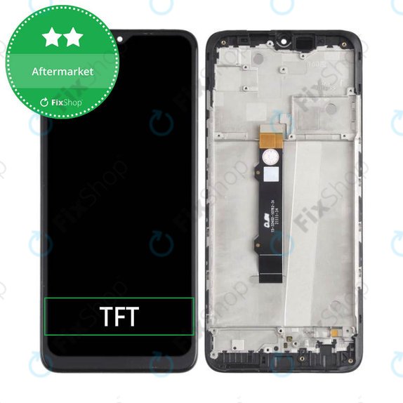 Schermo per Motorola Moto G50 XT2137, Steel Gray, Vetro touch con cornice