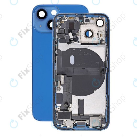 Scocca posteriore con piccoli componenti per iPhone 13 Mini, Blue