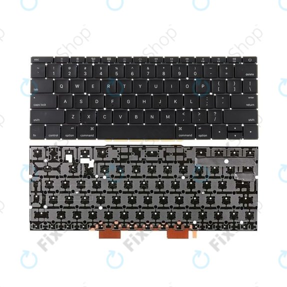 Tastiera con retroilluminazione US per MacBook Pro 13" A1708 (Late 2016 - Mid 2017)