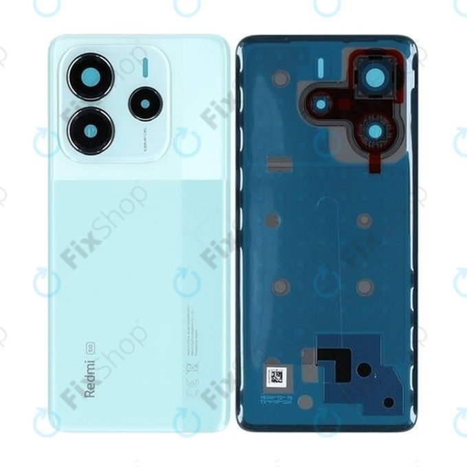 Cover batteria per Xiaomi Redmi Note 14 5G 24094RAD4G, Coral Green, 56002500O1700, Genuine Service Pack