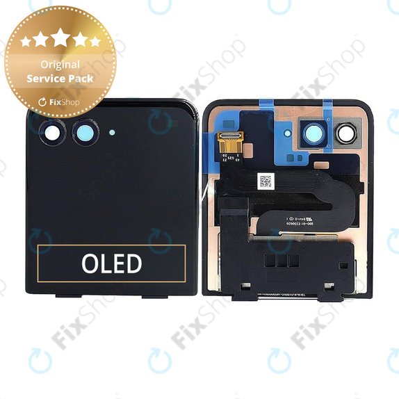 Schermo LCD per MotGoldla Razr 60 Ultra, External, Vetro touch senza cornice, 5D68C29811, Genuine Service Pack
