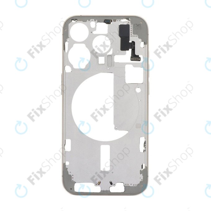 Telaio centrale per iPhone 15 Pro, Titanio naturale