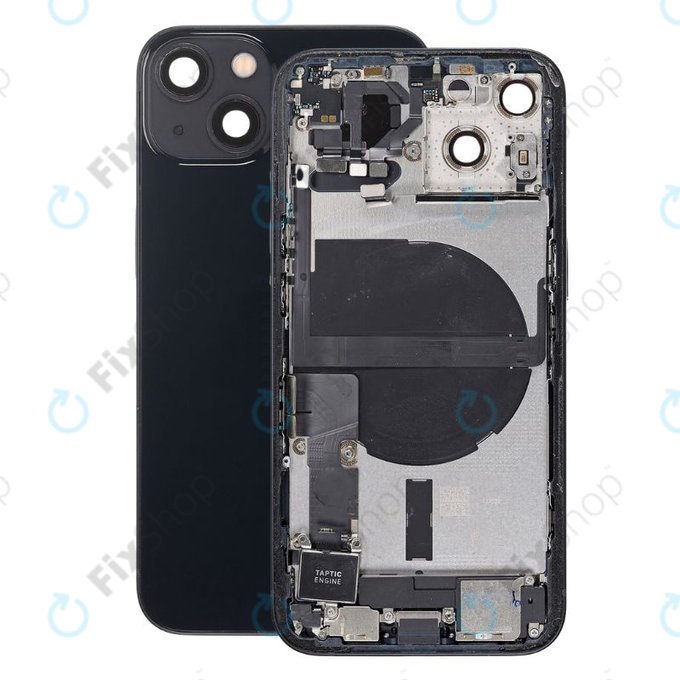 Scocca posteriore con piccoli componenti per iPhone 13, Midnight