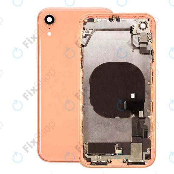 Scocca posteriore con piccoli componenti per iPhone XR, Coral
