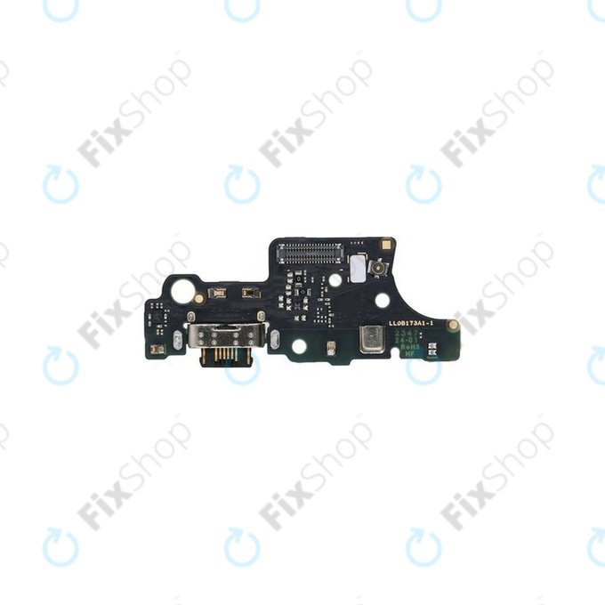 Scheda PCB connettore di ricarica per MotGoldla Moto G04, 5P68C23901, Genuine Service Pack