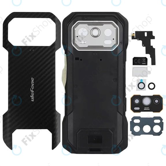 Gruppo cover batteria per Ulefone Armor 27T Pro, Black