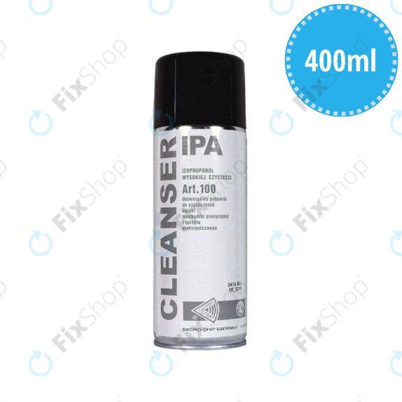 Alcool isopropilico 100% 400ml, Cleanser IPA