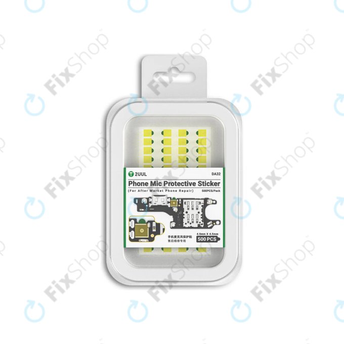 Adesivi protettivi per microfono telefono 500 pz/confezione, 2UUL DA32