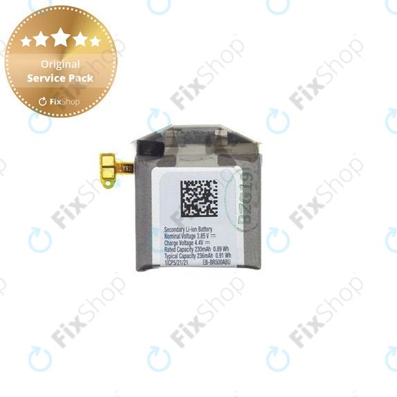 Batteria per Samsung Galaxy Watch 42mm R810, 270mAh, EB-BR810ABU, GH43-04857A, Genuine Service Pack
